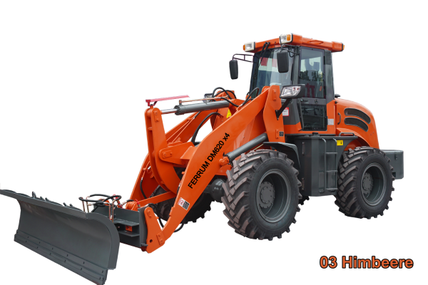 Preview: Radlader Ferrum DM625 x4 2,5Tonnen Hubkraft in Hellrot