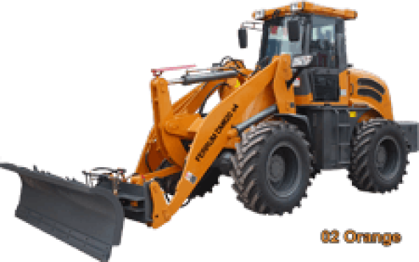 Radlader Ferrum DM625 x4 2,5Tonnen Hubkraft in Orange 225px