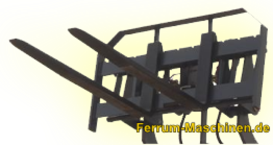 einfache Palettengabel für Hoflader / Radlader 125px