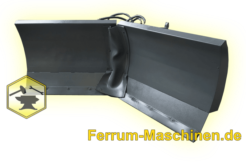 Vario - Schneeschild für Radlader und Hoflader FERRUM mit eigener Schwimmfunktion und Feststellmöglichkeit zum Abschaben harter Rückstände