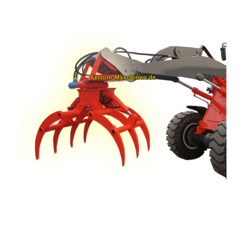 360 Grad Greifer für Hoflader / Radlader von Ferrum Maschinen