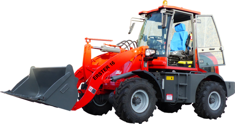 Hoflader / Radlader ERSTER DM312 x4 mit Greifschaufel