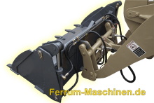 4 in 1 Klappschaufel für Ferrum DM Hoflader / Radlader